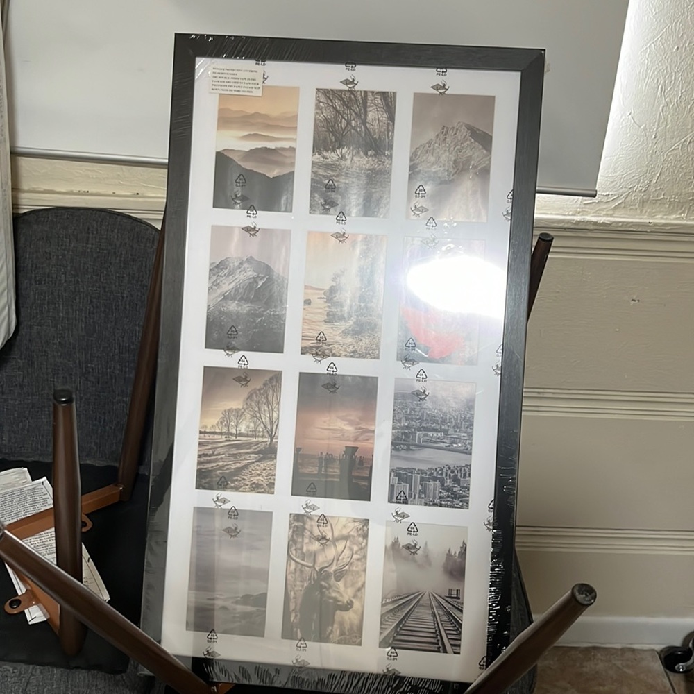 Picture Frame with small frames inside.